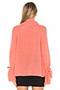 view 3 of 4 Turtleneck Oversized Sweater in Salmon