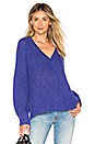 view 1 of 4 Alute Deep V Sweater in Royal Blue
