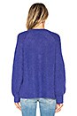 view 3 of 4 Alute Deep V Sweater in Royal Blue
