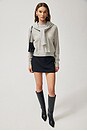 view 1 of 7 Featherweight Cashmere Layered Crewneck Sweater in Cement