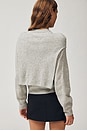 view 4 of 7 Featherweight Cashmere Layered Crewneck Sweater in Cement