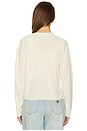 view 4 of 5 Cashmere Blouson Cardigan in White