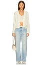 view 5 of 5 Cashmere Blouson Cardigan in White