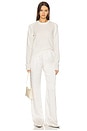 view 4 of 4 Coastal Cashmere Convertible Sweater in White