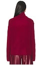 view 3 of 4 Cloud Cashmere Turtleneck in Cranberry