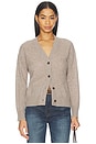 view 1 of 4 Cloud Cashmere Cardigan in Timber