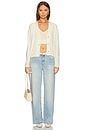 view 4 of 4 Cashmere Cropped Tank Top in White