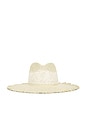 view 2 of 4 St. Tropez Fedora Hat in Ivory