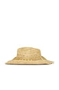 view 4 of 4 CHAPEAU DE COWBOY MELANIE in Natural & Gold