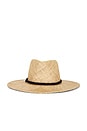 view 2 of 4 CHAPEAU FEDORA MARIANA in Natural
