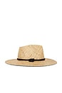 view 4 of 4 CHAPEAU FEDORA MARIANA in Natural