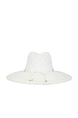 view 3 of 5 Michelle Fedora Hat in White