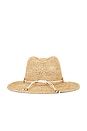 view 2 of 3 CHAPEAU FEDORA AMBER in Natural