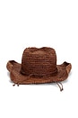 view 3 of 3 Ashley Cowboy Hat in Brown