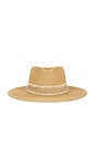 view 1 of 3 Jordyn Fedora Hat in Toast