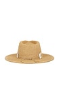 view 2 of 3 Jordyn Fedora Hat in Toast