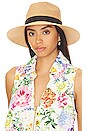 view 1 of 3 Tara Hat in Toast & Black