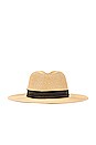 view 3 of 3 Tara Hat in Toast & Black