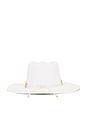 view 3 of 3 Kaylee Fedora in White