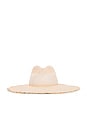 view 2 of 3 St. Barth Fedora in Pink & White