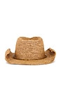 view 3 of 3 Allison Cowboy Hat With Belize Trim in Natural