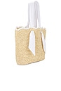 view 3 of 4 Capri Tote Bag in Natural & White
