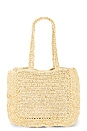 view 1 of 4 Kamila Tote Bag in Natural & Gold