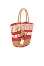 view 3 of 4 Mallorca Tote Bag in Red