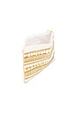 view 4 of 4 La Plage Bag in White & Gold