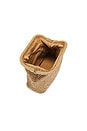 view 5 of 5 Karla Clutch in Natural & Gold