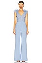 view 1 of 4 Sleevesless Lace Jumpsuit in Light Blue