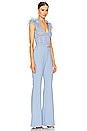 view 2 of 4 Sleevesless Lace Jumpsuit in Light Blue