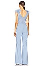 view 3 of 4 Sleevesless Lace Jumpsuit in Light Blue