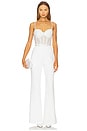 view 1 of 4 Beaded Embellished Jumpsuit in White