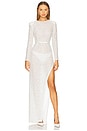 view 1 of 6 Beaded Embellished Maxi Dress in White