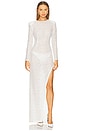view 2 of 6 Beaded Embellished Maxi Dress in White