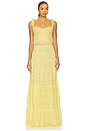 view 1 of 4 ROBE MAXI MIRANDA in Yellow