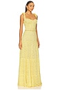 view 2 of 4 ROBE MAXI MIRANDA in Yellow