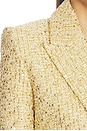 view 4 of 4 Monica Blazer Dress in Gold