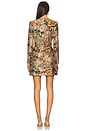 view 3 of 4 МИНИ-ПЛАТЬЕ С ДЛИННЫМИ РУКАВАМИ, УКРАШЕННОЕ ПАЙЕТКАМИ. in Gold