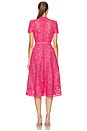 view 3 of 3 ROBE MIDI EN DENTELLE in Pink