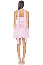 view 4 of 5 Flower Trim Mini Dress in Pink