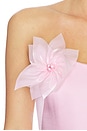 view 5 of 5 Flower Trim Mini Dress in Pink