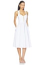 view 2 of 4 ROBE ANNABELLE in White