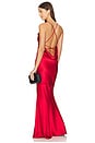 view 1 of 3 Cowl Neck Maxi Dress in Red