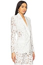 view 2 of 5 Velvet Lace Blazer in White