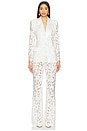 view 4 of 5 Velvet Lace Blazer in White