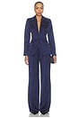 view 5 of 5 Satin Blazer in Navy