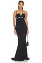 view 5 of 6 FALDA CAROLINA in Black