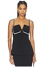 view 1 of 4 Anais Bow Top in Black